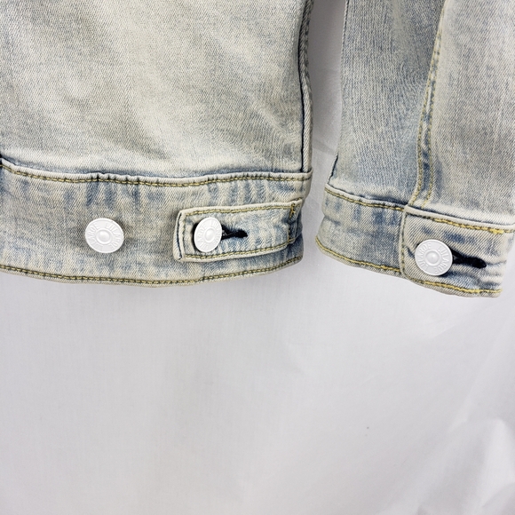 Lularoe Unicorn Denim Jacket Women's Size Medium - Picture 4 of 6